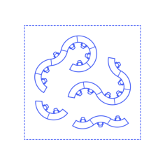 Layouts Open Offices System Curved Random Sketch Svg Vector, Free Vectors File